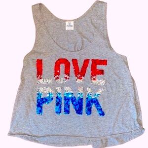 PINK➕VICTORIAS SECRET Sequin Tank Top